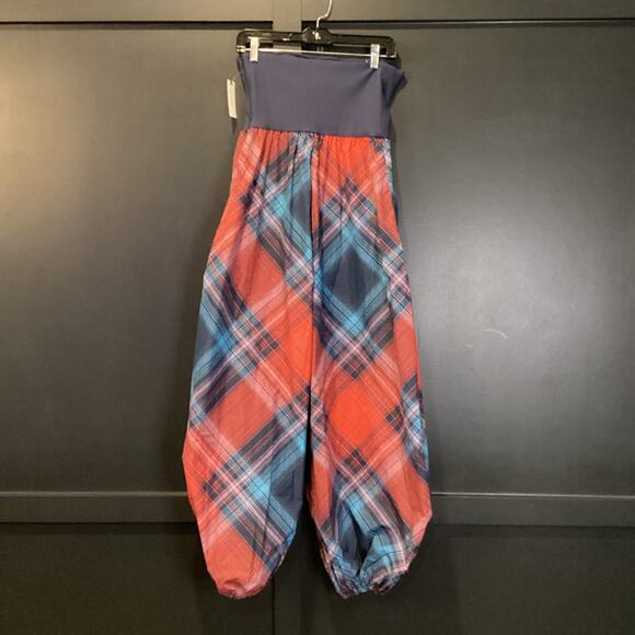 Anthropologie Maeve Gathered Balloon Jumpsuit strapless artsy glam avante garde - Picture 2 of 9